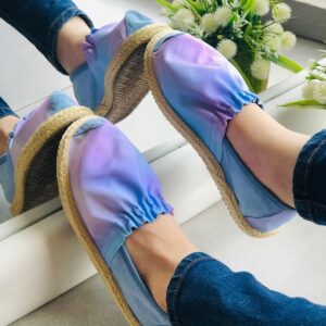 Spadrila de Mujer (Azul con morado)